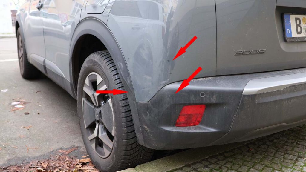 Auffahrunfall Schaden dokumentieren